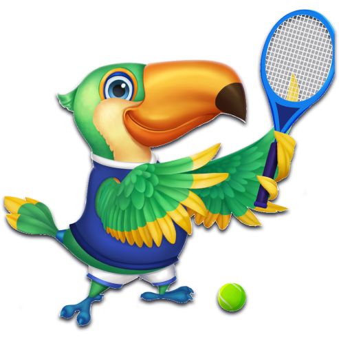 Flappy Casino_sport_v2_mascot_right_desk